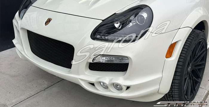 Custom Porsche Cayenne  SUV/SAV/Crossover Front Bumper (2002 - 2006) - $990.00 (Part #PR-008-FB)